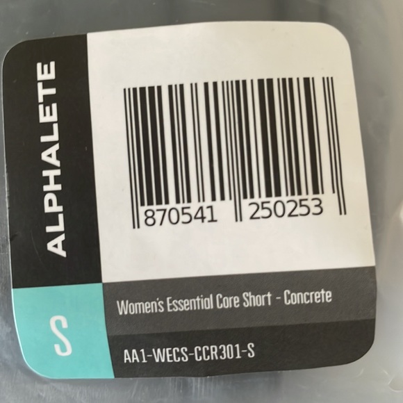 Alphalete Essential Core Athletic Shorts - Concrete Grey - Picture 4 of 4